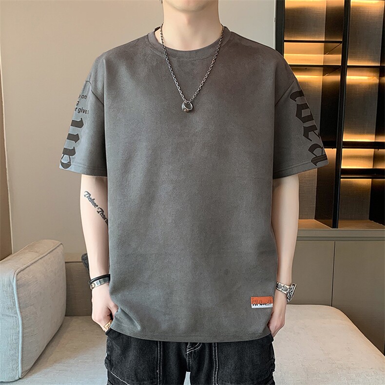 新款短袖男店主风夏季t恤休闲百搭印花圆领T恤男上衣TC3136-P35,男装T恤,星座717