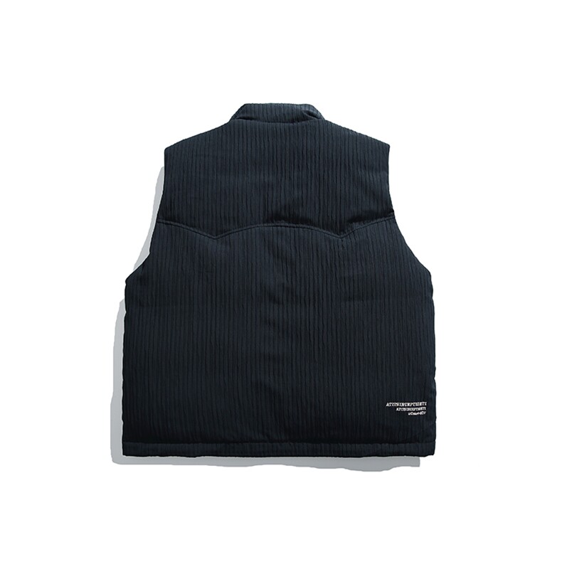 2025冬季新款男日系潮牌立领白鸭绒羽绒服加厚马甲棉衣YR70-F199,男装羽绒服,电商A101（原外27）