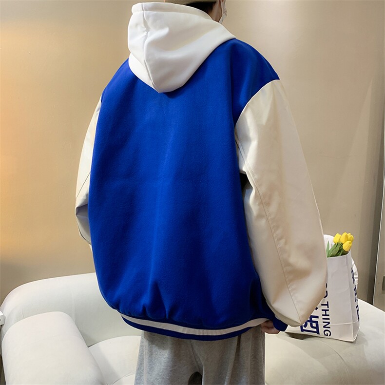 美式复古街头棒球服女秋新款高街设计感bf慵懒夹克外套JK030-P70,男装夹克,星座308B-1