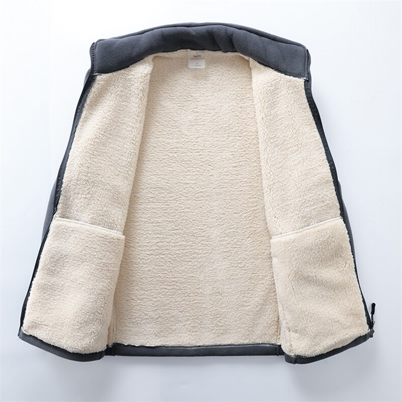 爆板摇粒绒夹克双面绒抓绒衣外套大码男装-加绒889-P55（M-8XL）,男装夹克,星座1105