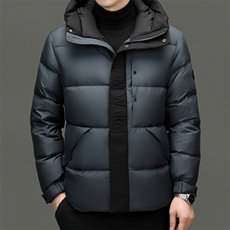 男装面包羽绒服YR8808新品主必上！90绒子mon*奢品热销实体品质，男装羽绒服，钱塘207-1