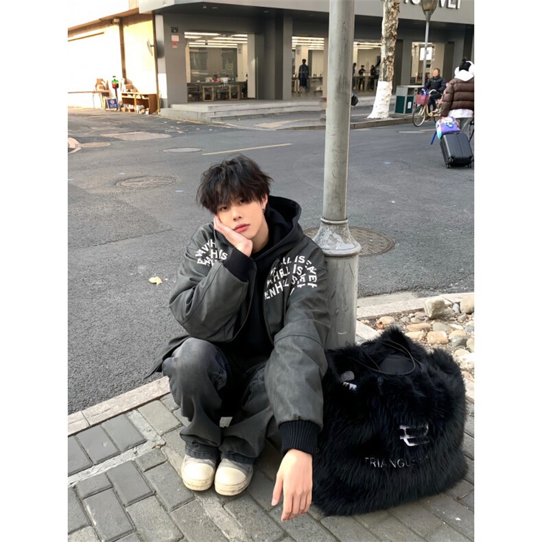 【有货】cleanfit短款夹克外套男美式高街棒球服CS909CC-特P78,男装夹克,星座1007（原301D）