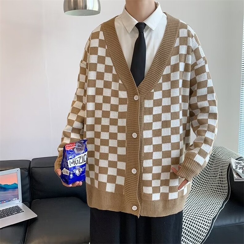 开衫毛衣男士秋冬季韩版潮流高级ins潮慵懒风M74P43,男装针织衫/毛衣,星座1116-2