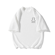 2025夏季新款港风光影墙大码短袖T恤套装M-5XHQ23382-特P45，男装T恤，电商A022