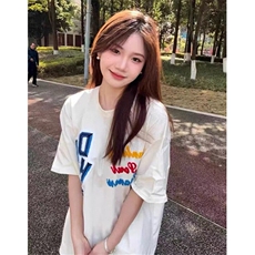 短袖t恤女夏季宽松小众设计感潮牌ins半袖重工上衣服TDC015，男装T恤，星座1116A（原606A-3）