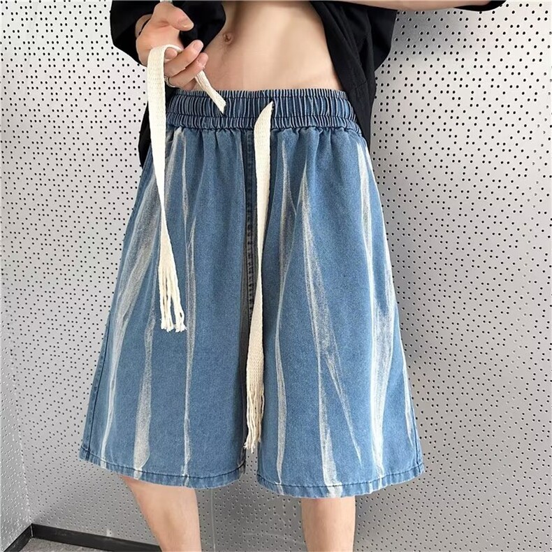 青春流行ins男直筒水洗牛仔裤T1668P38,男装牛仔裤,星座1116-2