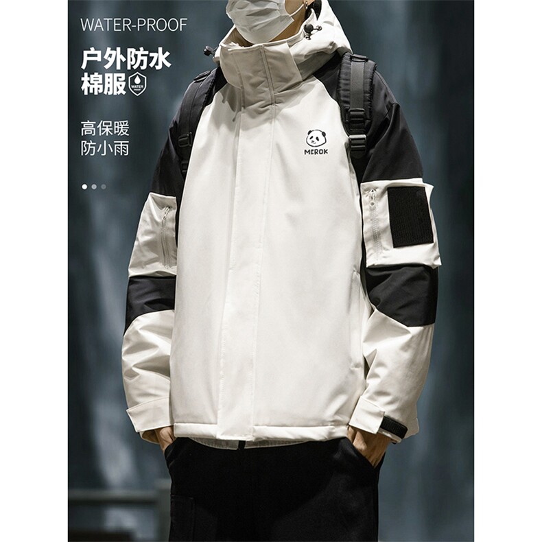 户外撞色棉服DT2264-TP125控价168冬季防风印花棉衣外套男,男装棉衣,电商A102-1