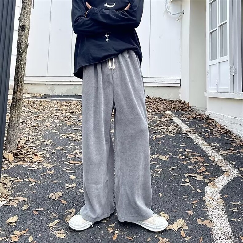 男秋季新款港风休闲裤灯芯绒A746P33,男装休闲裤,星座1116-2