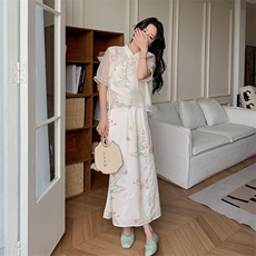 现货210-2833-P130-k198新中式风气质高端套装，女装套装/套裙，韩蜜菓