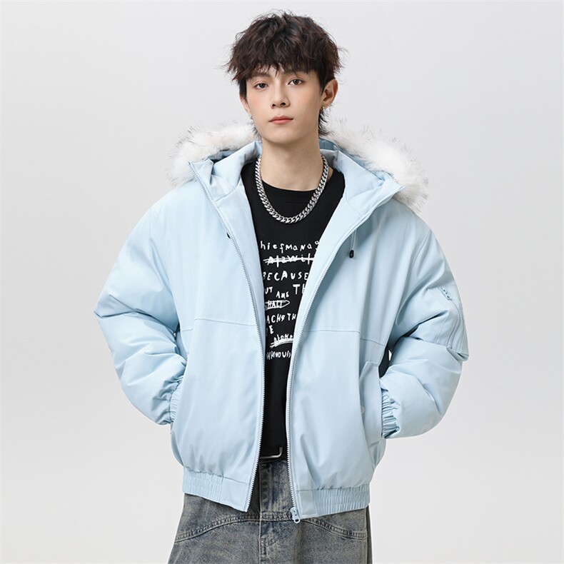 高街潮牌休闲棉衣潮流宽松棉服A161-9982图片