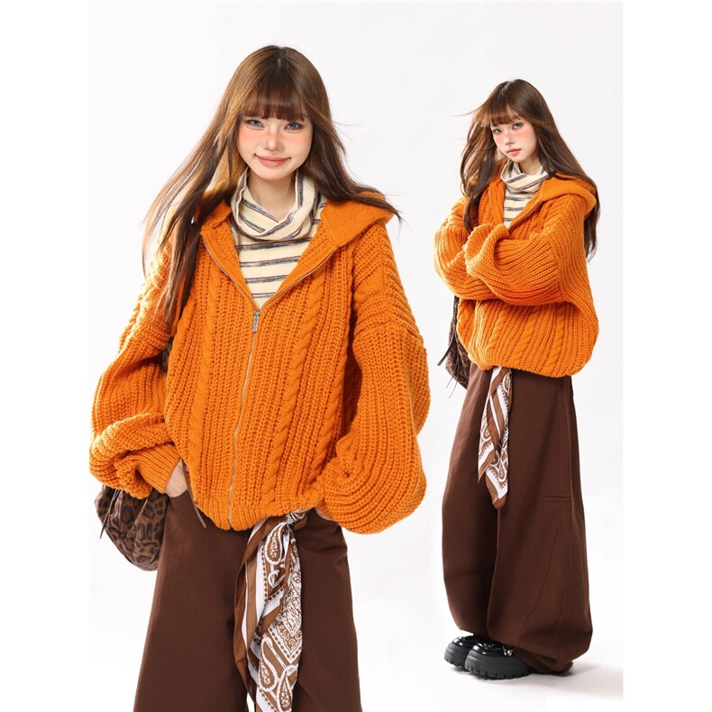 1506-1/Z55011/P59新款春秋开衫毛衣外套女羊毛衫针织短款上衣，男装针织衫/毛衣，星座1506-1