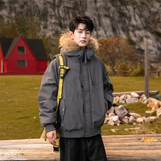 311B-1-YZ-9236-P238控389潮牌提花情侣百搭立领羽绒服抗皱风防，男装羽绒服，星座311B-1