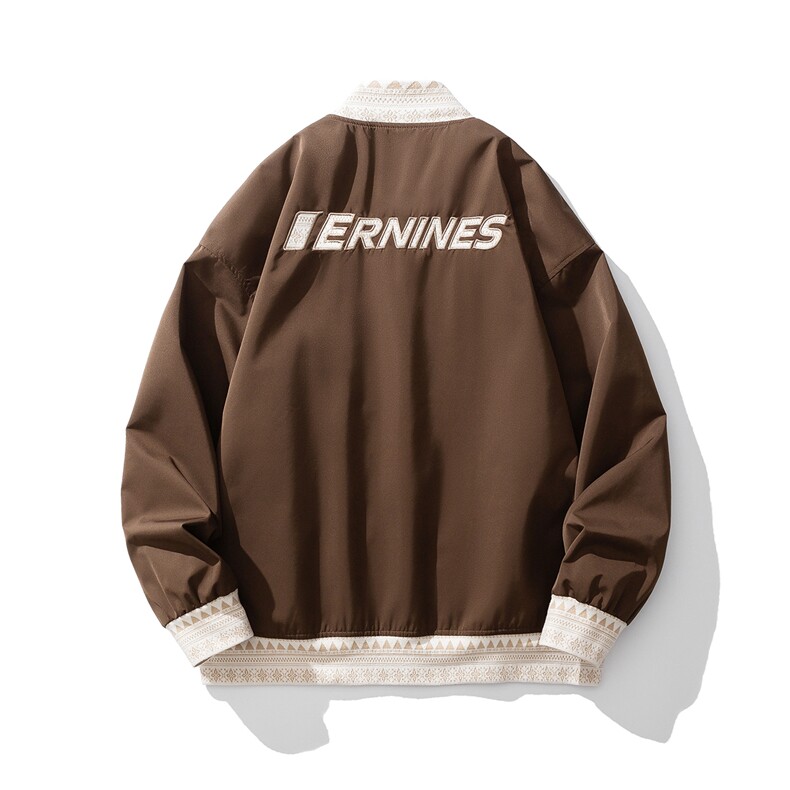 定制螺纹字母刺绣大码M-5XL夹克男:100%聚酯纤维JK77944P85控138,男装夹克,星座227-7