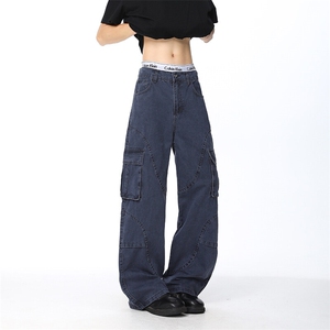 B221 美式ins暗黑高品质多口袋休闲工装裤子 LK24371-P70控98图片