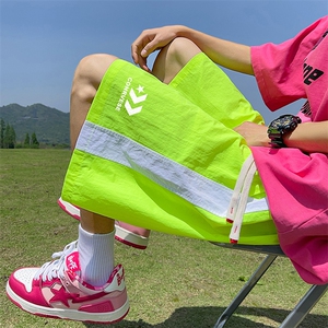 得物抖音品质多巴胺速干冰丝机能伞兵沙滩裤运动短裤K603P30控45图片