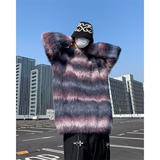 美式复古秋冬2024款重磅软糯圆领毛衣男潮牌宽松百搭情侣针织上衣，男装针织衫/毛衣，星座410-7