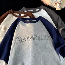 潮流ins短袖百搭时尚潮牌潮文艺夏季男T恤圆领标准新款TC20-P38，男装T恤，星座1109-3