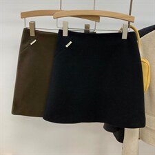 现货新品半裙含羊毛，女装半身裙，素妮