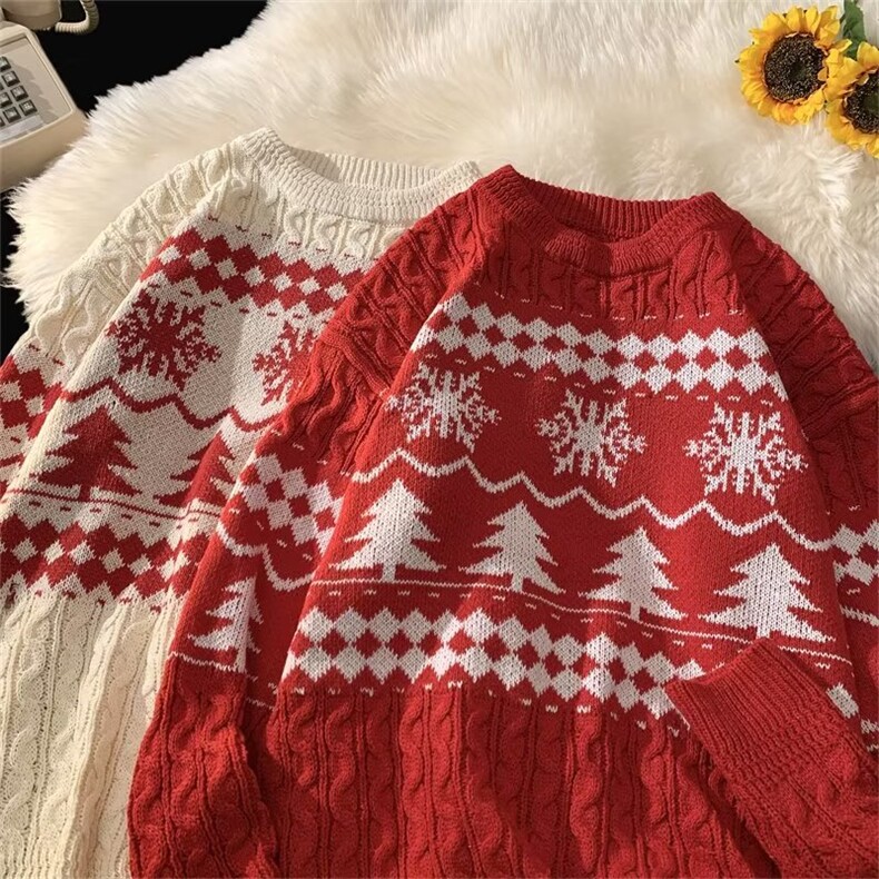 美式街头设计感圆领毛衣男慵懒风休闲针织衫B602P42，男装针织衫/毛衣，星座1116-2