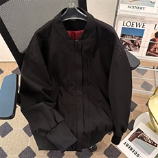 美式棒球服外套秋季痞帅高级感工装飞行员立领夹克男生WL913-p70，男装夹克，星座1008