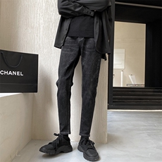 秋季轻熟风休闲裤男黑灰色修身男裤微弹力牛仔裤1412-1/919/P68,男装牛仔裤,星座1412-1, 秋季轻熟风休闲裤男黑灰色修身男裤微弹力牛仔裤1412-1/919/P68,男装牛仔裤,星座1412-1,