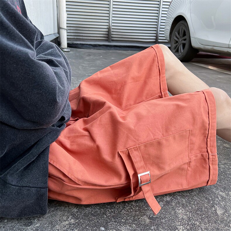 工装短裤男潮牌ins潮流五分裤宽松休闲夏季薄款裤子DK0535-P28,男装休闲裤,星座308B-2