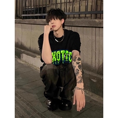 美式潮牌T恤纯棉体恤1209-1-T33-P25现货不缺货，男装T恤，星座1209-1