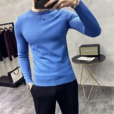 Y9032021秋冬男式基础低领毛衣品质好库存足4色男-酒红色，男装针织衫/毛衣，电商A211