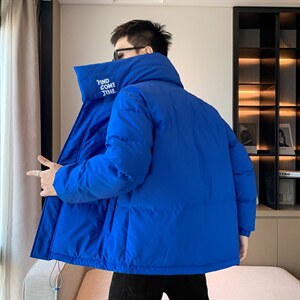 酒店风冬季棉衣男加厚棉袄外套ins情侣款面包棉服M0761-P100图片