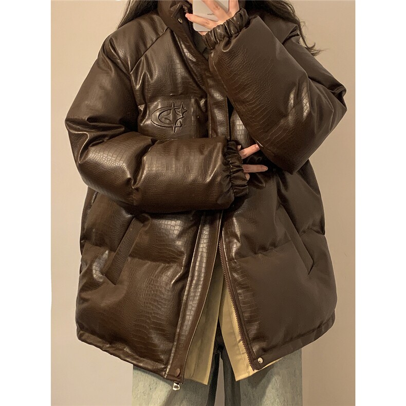 1中性鳄鱼纹钢印字母设计大码M-5XL潮流棉衣男MY77722P128控168，男装棉衣，星座226-2