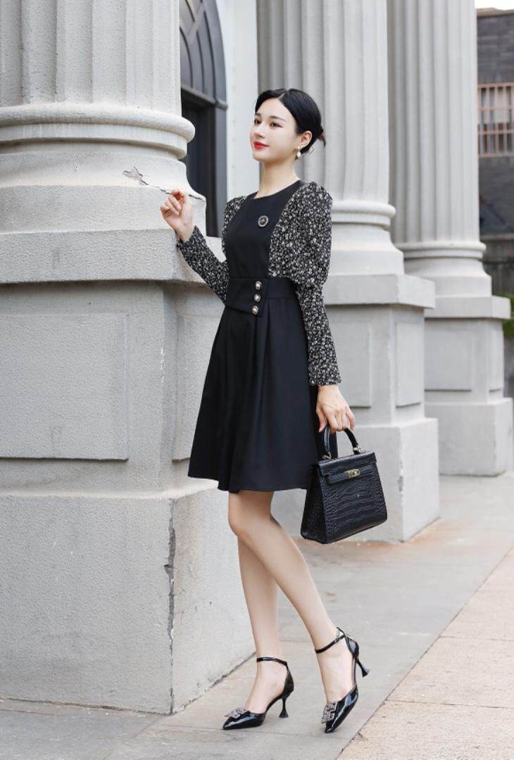 【现货】秋装新款时装碎花连衣裙，女装连衣裙，萱萱家