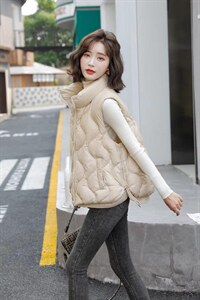 现货高品质标90绒羽绒马甲图片
