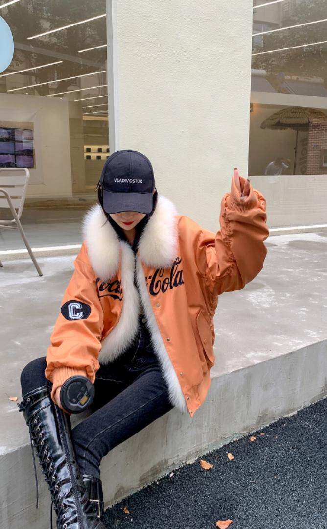 狐狸毛派克服，超酷，其它，贻思茗