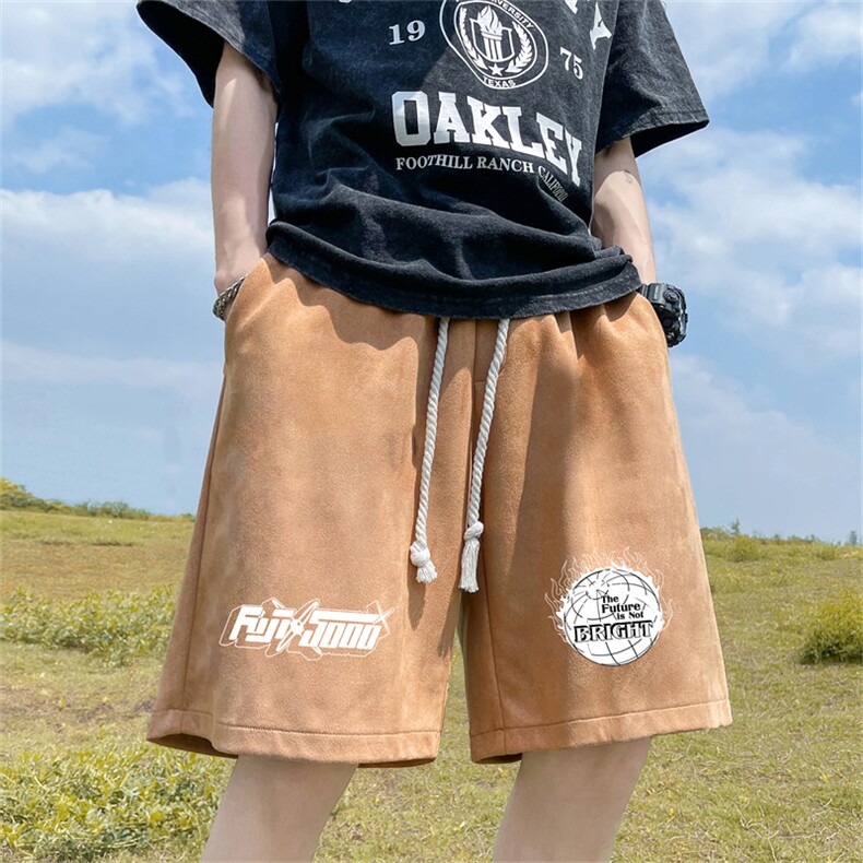 重磅夏季麂皮绒休闲短裤休闲五分裤JDK475-特p25控48,男装牛仔裤,电商B370