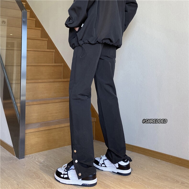 春季新款美式高街微喇冲锋裤直筒休闲长裤B315-K23202-p55控68,男装休闲裤,电商B315