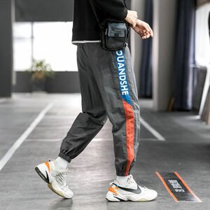 2021春秋新款男士休闲裤工装九分裤宽松束脚裤潮牌DS948T图片