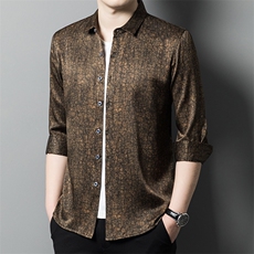 GBN511男士2023春季新款长袖衬衫打底衫商务休闲男装P315，男装衬衫，电商B360
