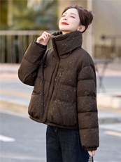 2025年冬季大翻领90白鸭绒羽绒服，女装羽绒服，艾尚靓装