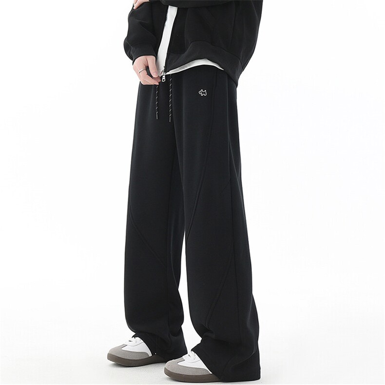 新款加绒加厚男休闲直筒裤，男装休闲裤，星座416B