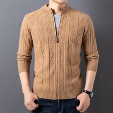 CA209112钱塘2020-2中年男士秋季厚款保暖简约羊毛衫毛衣P152，男装针织衫/毛衣，钱塘207-2