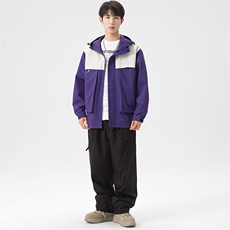 高品户外潮牌连帽夹克外套夹克男A168-ZCJK23-TP75大码5XL以上P80，男装夹克，电商A168