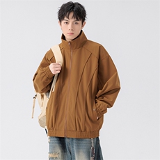 JK7866P60春季新款港风宽松夹克百搭落肩简约上衣外套，男装夹克，星座1204