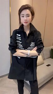 衬衫假两件套图片