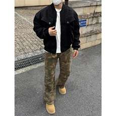 美式复古工装夹克男女春秋冬新款棒球服宽松痞帅外套HHF25P65，男装夹克，星座1013-5