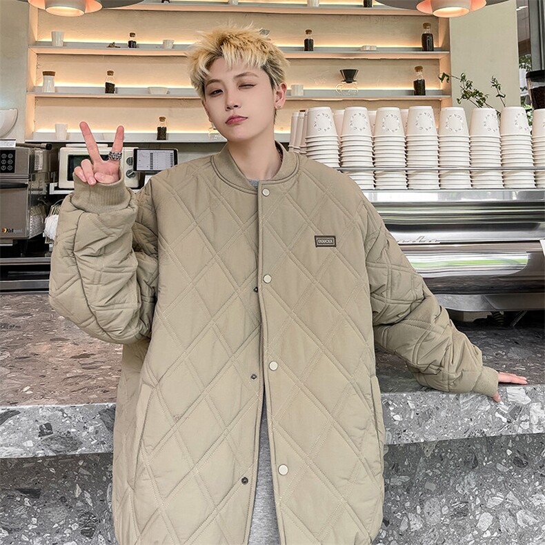 特批P90无差价美拉德风加棉加厚棒球服男保暖棉衣棉袄大码外套M51,男装棉衣,电商A001