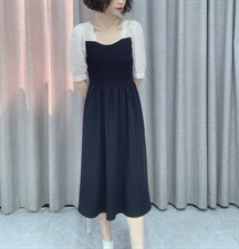 星雨阁2022夏装新款现货连衣裙，女装连衣裙，星雨阁