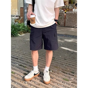 休闲口袋工装短裤男生夏季新款宽松百搭简约五分裤子WLK2399-p41图片