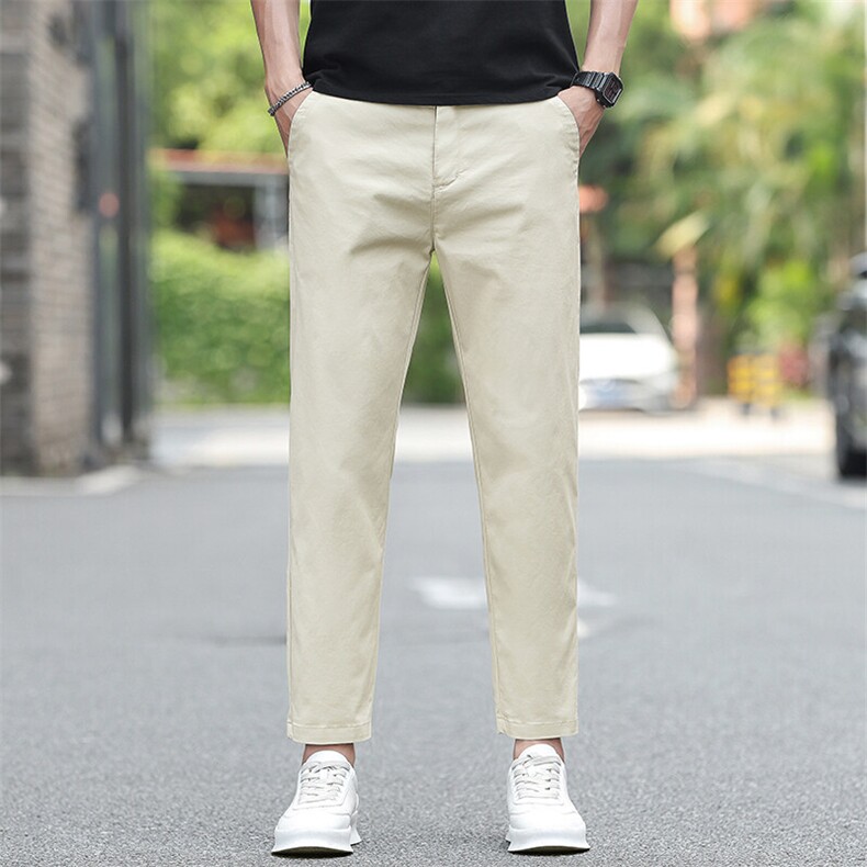 男士休闲裤夏季薄款百搭直筒裤子2025年新款透气D96-特P30,男装休闲裤,星座610（原A335）