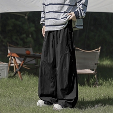 日系简约舒适街头复古潮流裤子美式休闲韩版大码长裤K827TP35控58，男装休闲裤，电商A102B