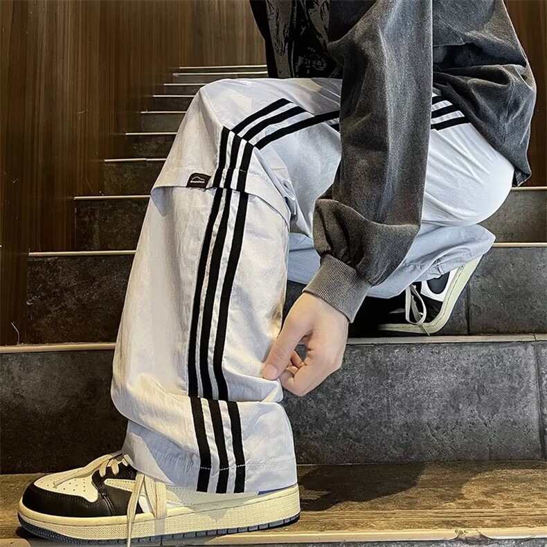 美式复古速干条纹裤子男休闲裤M671P35,男装休闲裤,星座1116-2